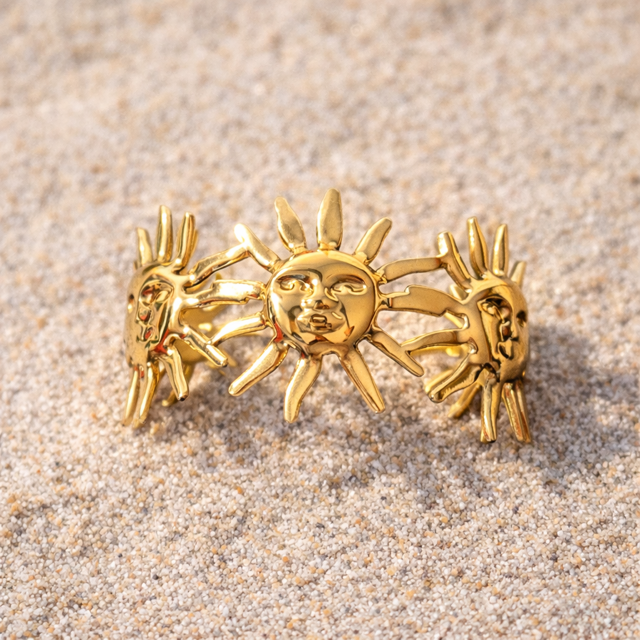 Bracelet Soleil Mystique Doré